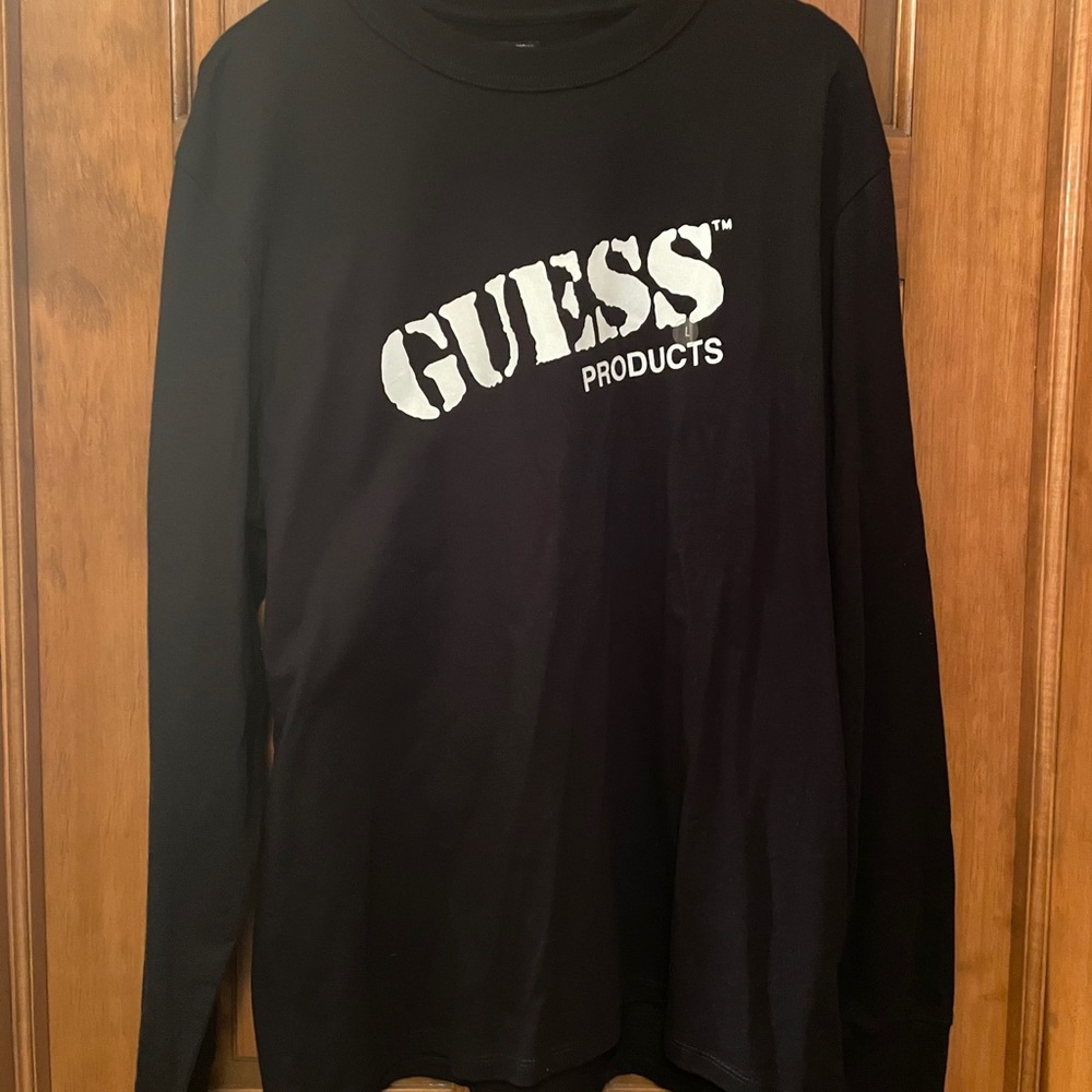 Guess Black Long sleeve Brand New Size Large